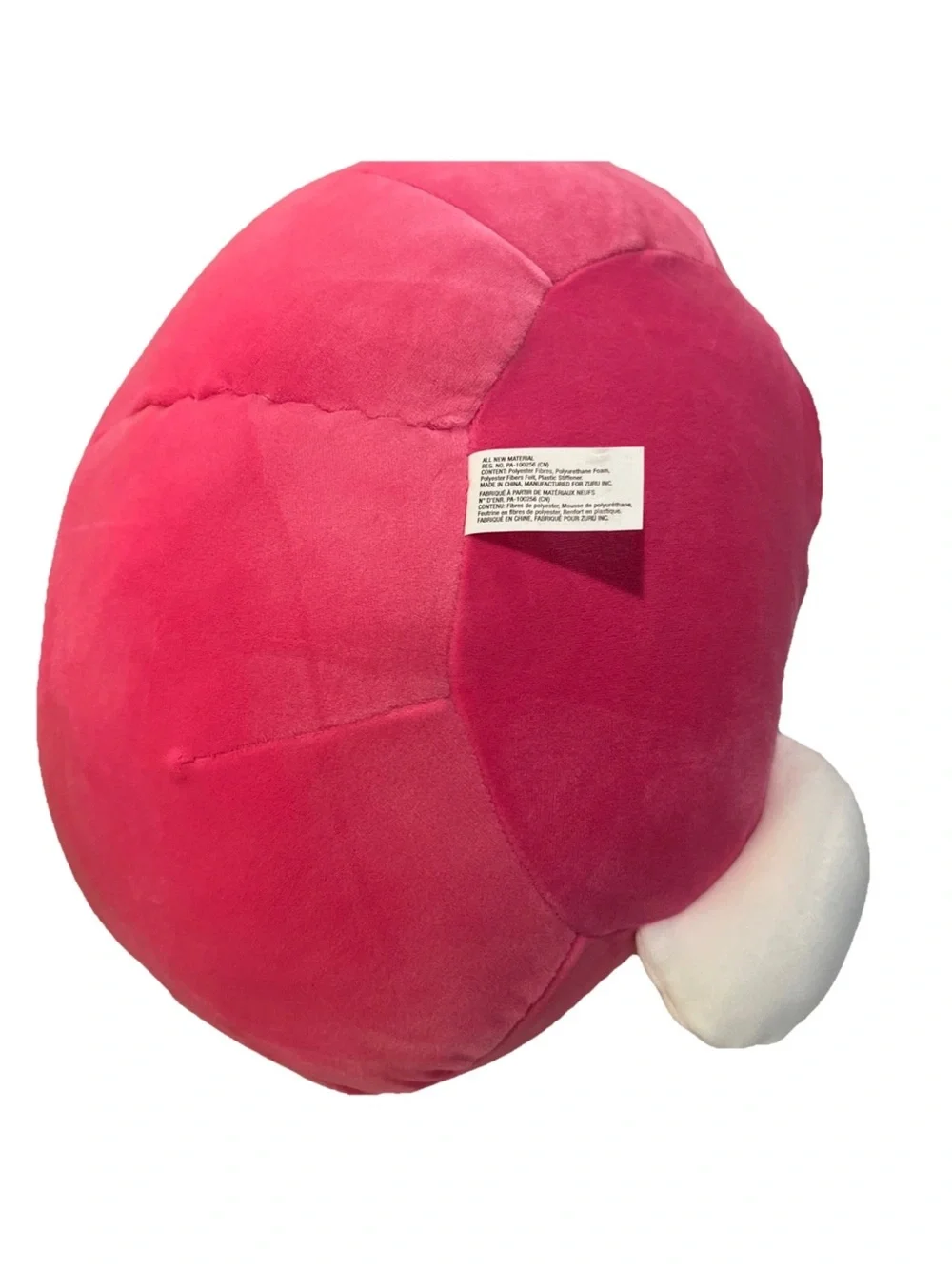 SNACKLES 14” Pink Bunny Super Plush Toy holding a Cinnabon Cinnamon Roll By Zuru